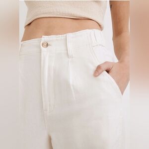 Madewell Cream Wide Leg Pants